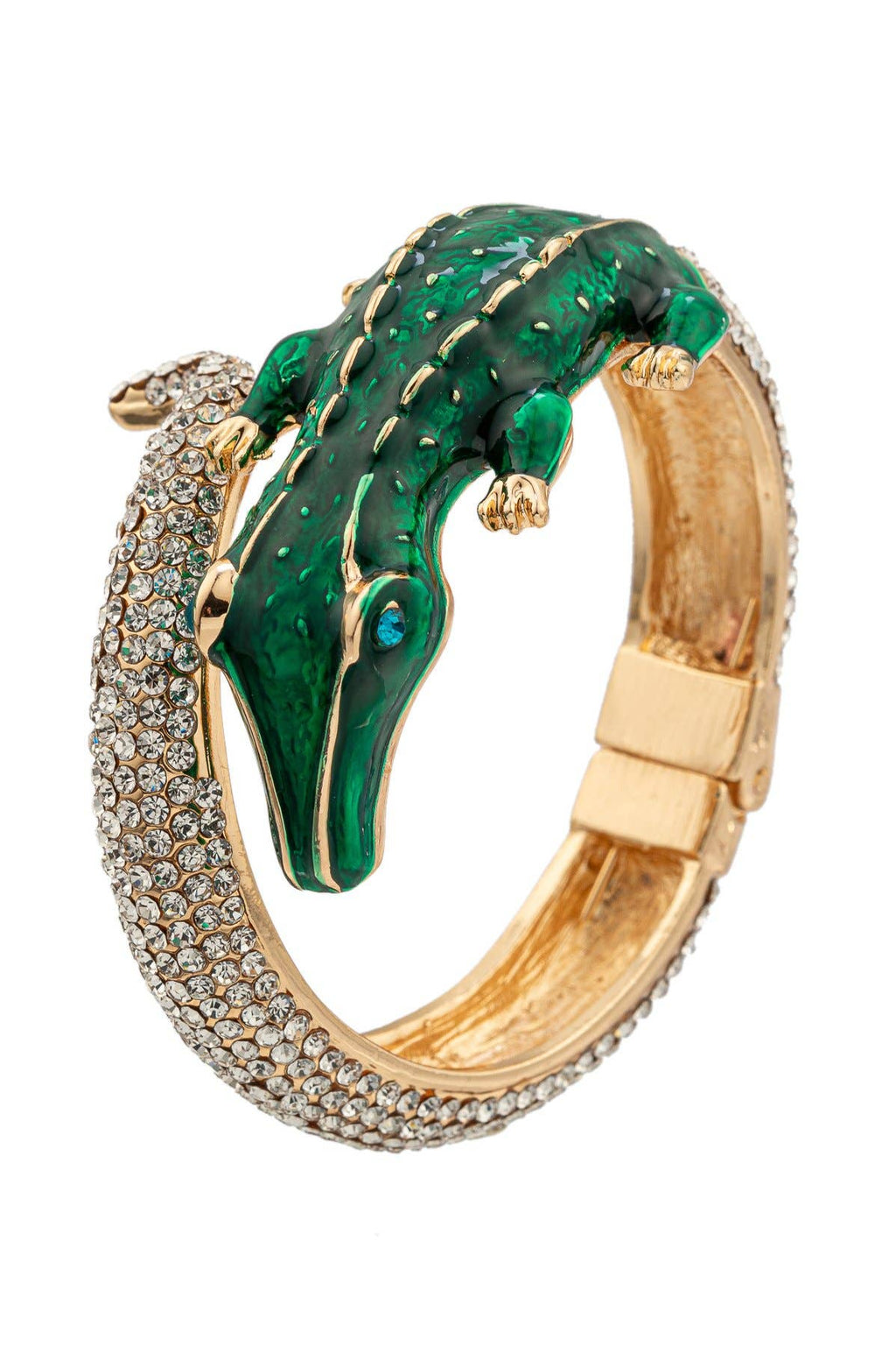 Eye Candy Los Angeles - Alligator Cuff Bracelet