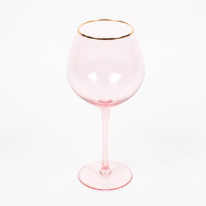 Light Pink Wine Glass