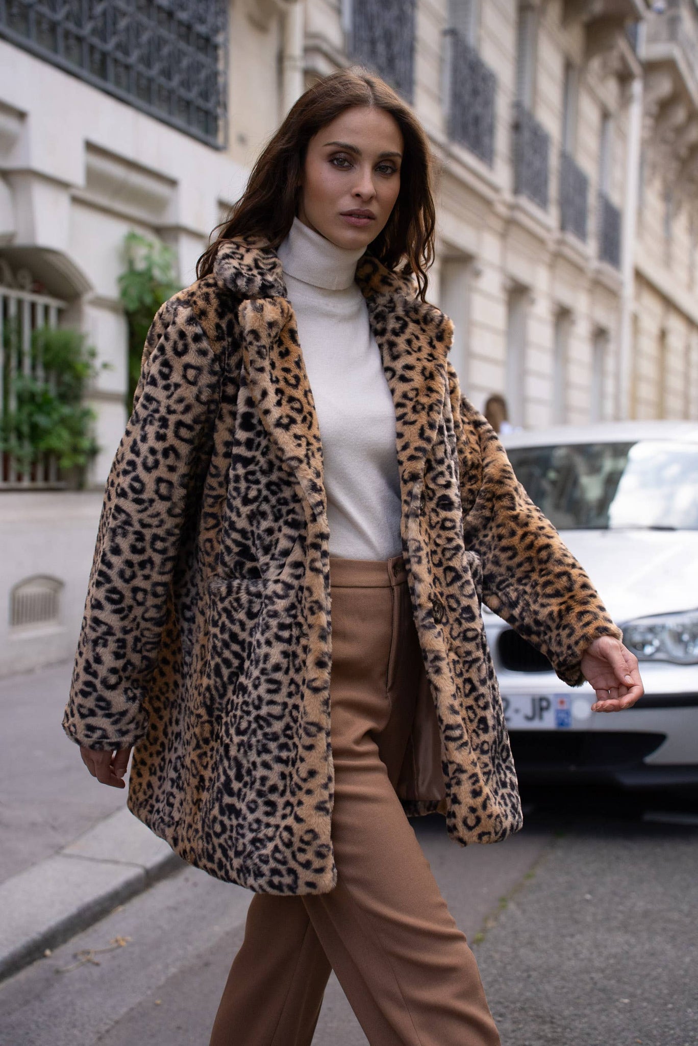 Za Za Leopard Coat