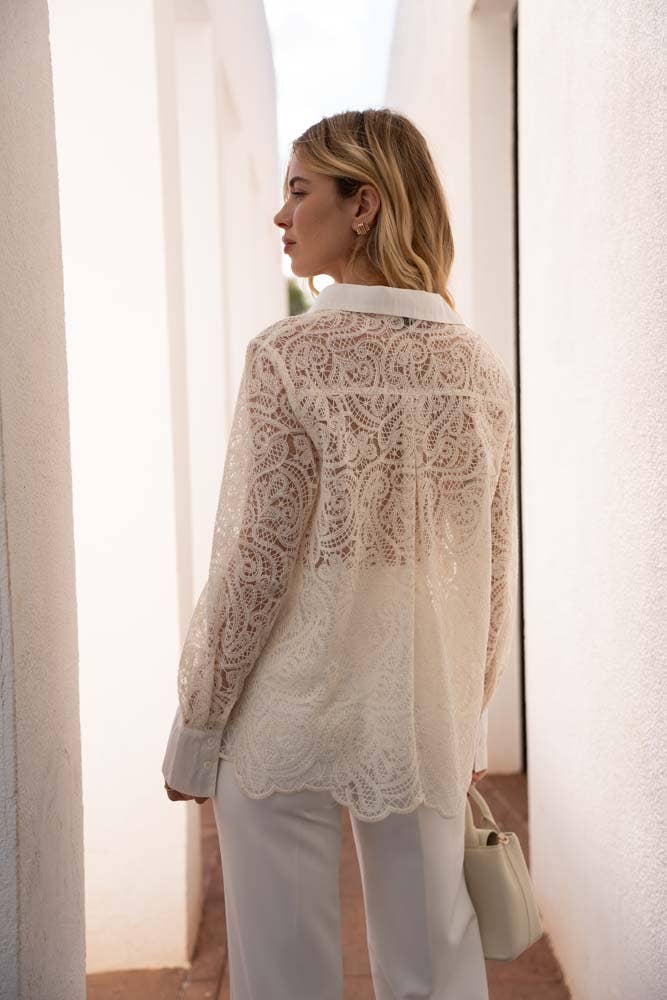 Guipure Lace Shirt