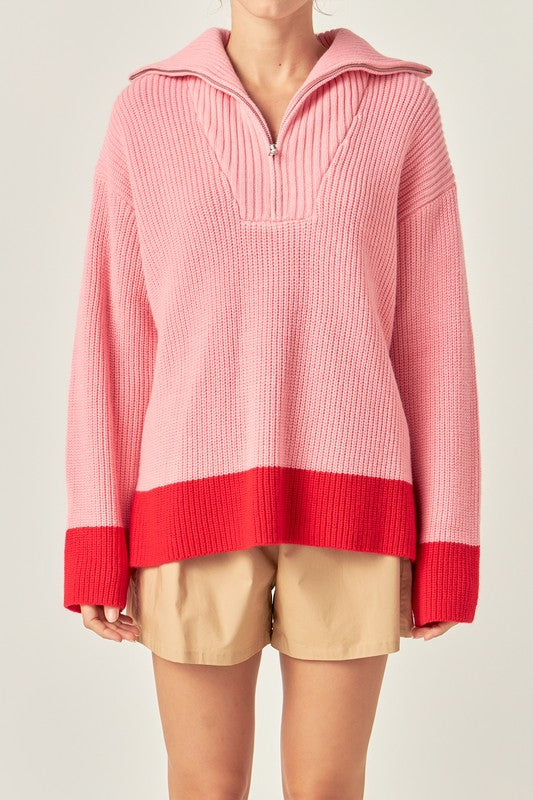 Louanne Contrast Pullover