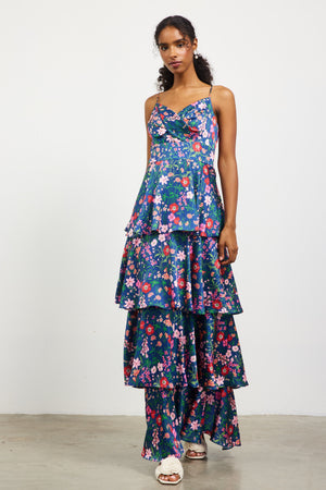 Natalia Floral Tiered Dress