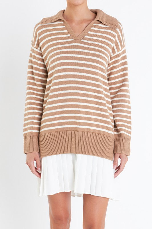 Tenny Pleated Sweater Dress