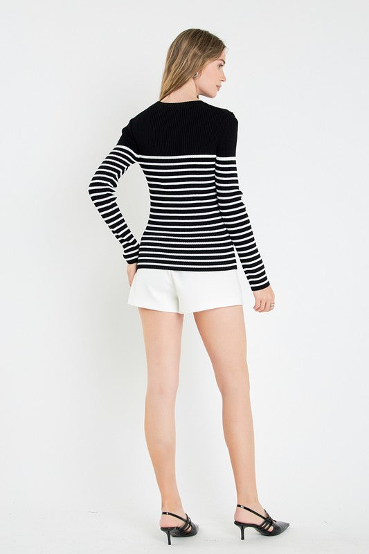 Parie Striped Pullover