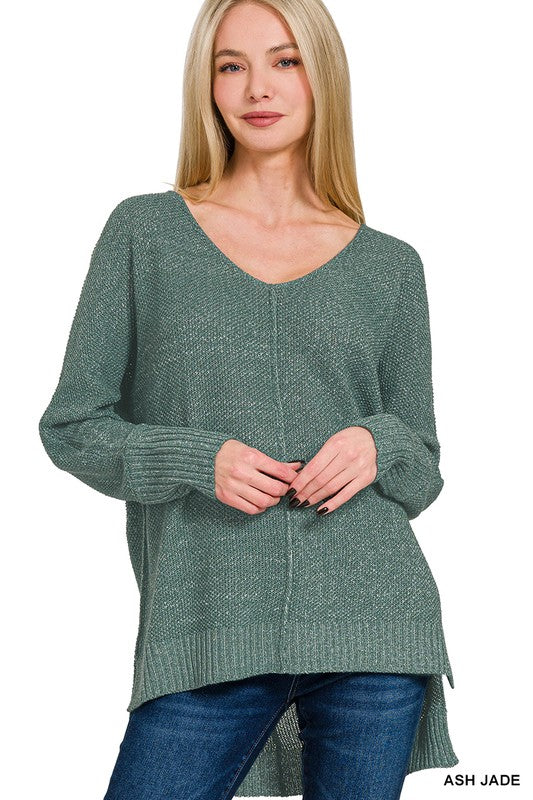 Centered Pullover - Ash Jade