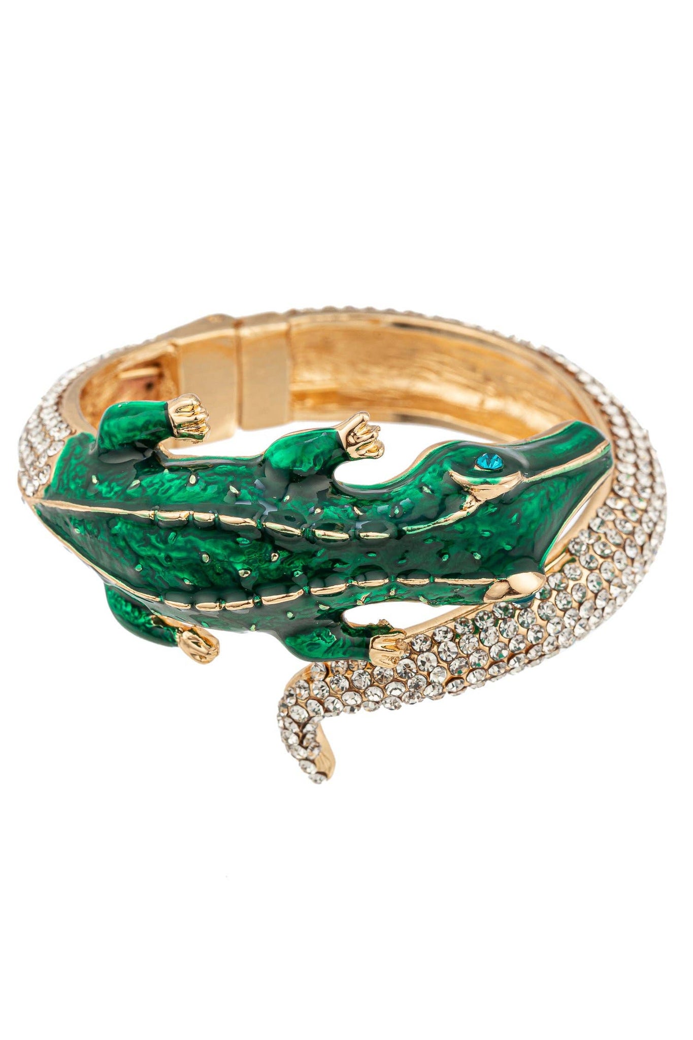 Eye Candy Los Angeles - Alligator Cuff Bracelet