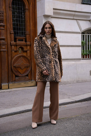 Za Za Leopard Coat