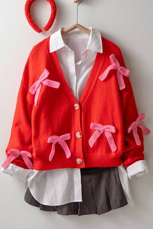 Bow Cardigan