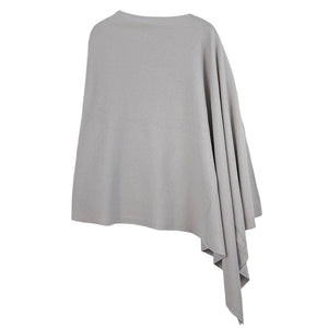 Light Tone Solid Diamond Shape Scarf Poncho