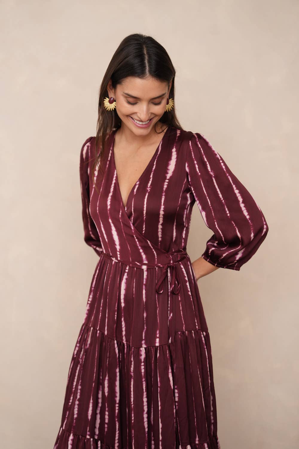 Ana Long Wrap Dress