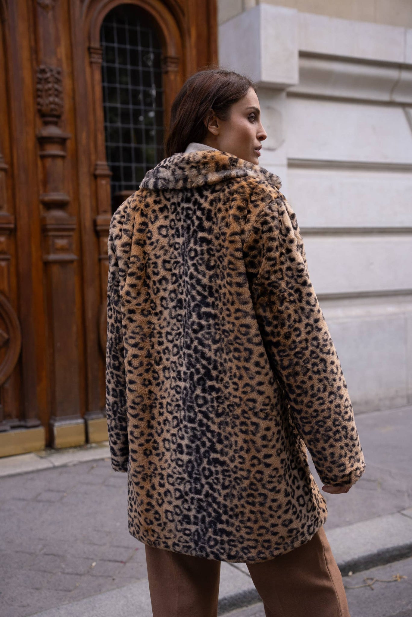 Za Za Leopard Coat