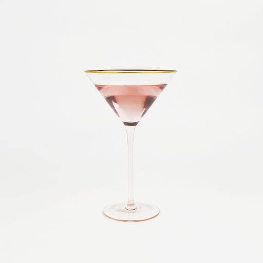 Light Pink Martini Glass