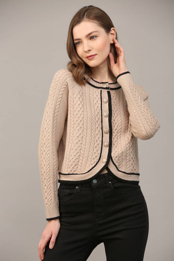 Cable Knit Cardigan