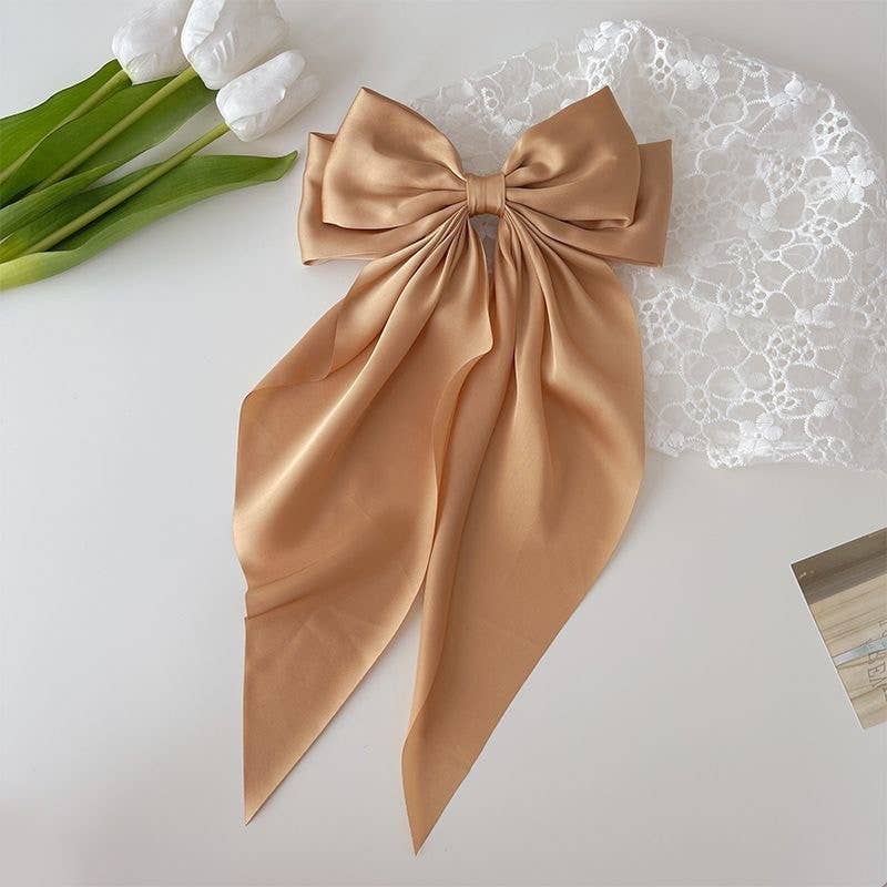 Miss Sparkling - Hair bow: One Size / White