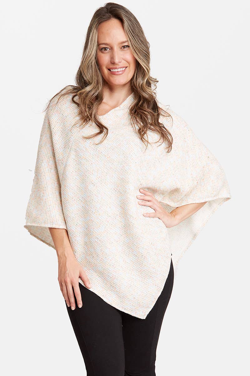 Chenille Confetti Poncho