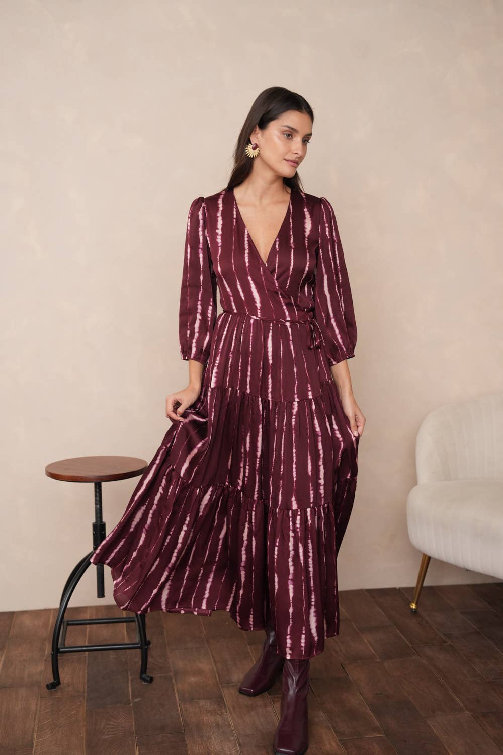 Ana Long Wrap Dress