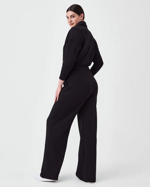 AirEssentials Wide Leg Jumpsuit- Black