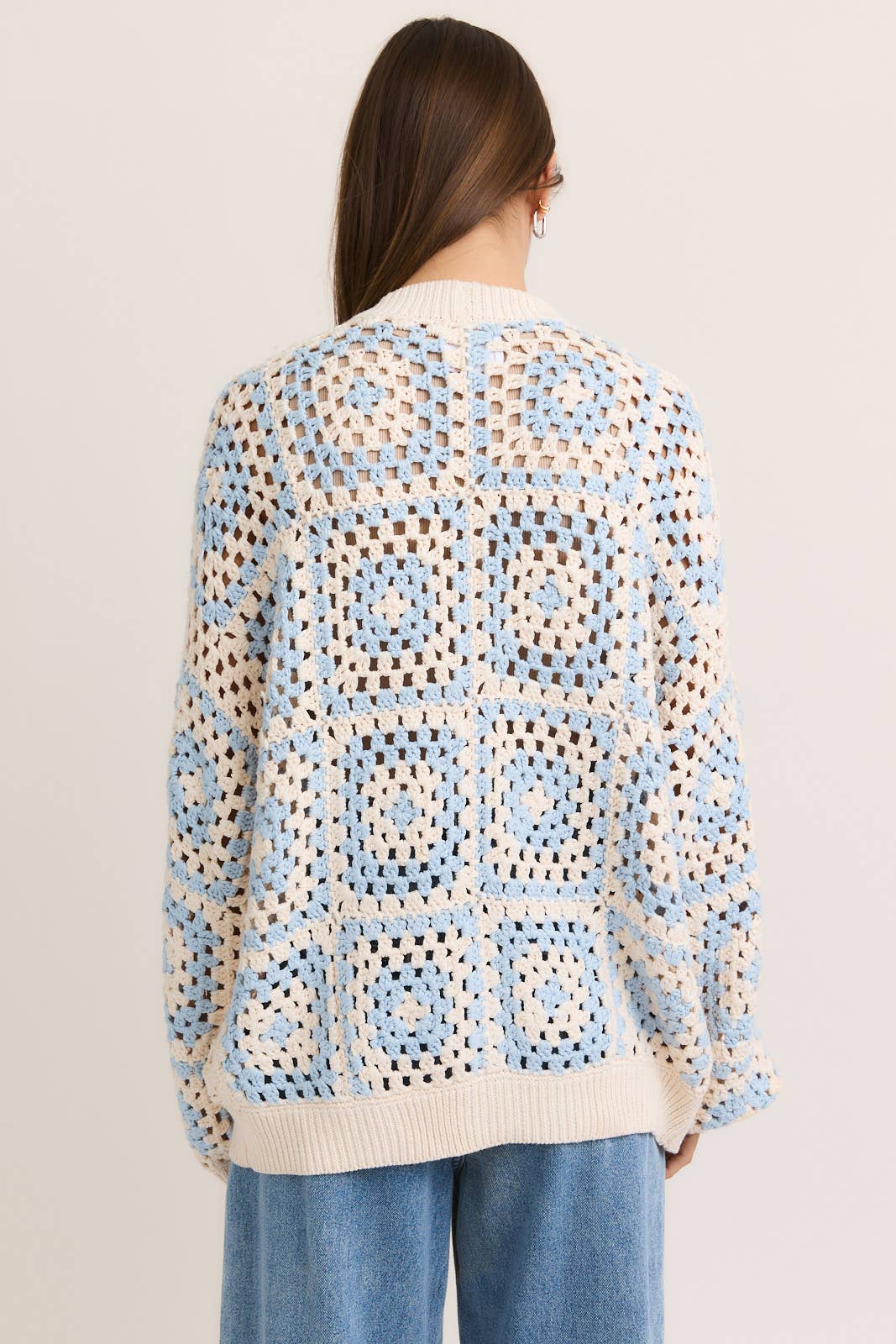 Sky Crochet Cardigan