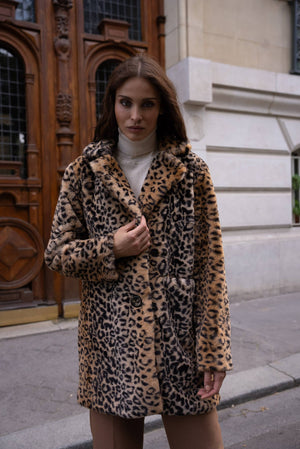 Za Za Leopard Coat