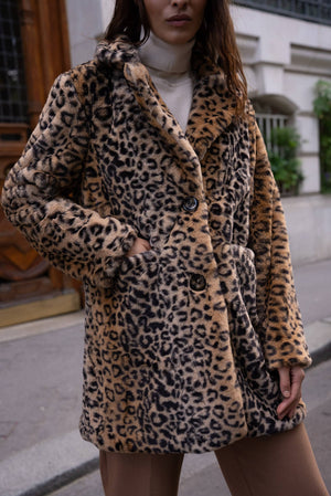 Za Za Leopard Coat