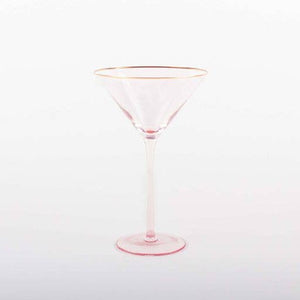 Light Pink Martini Glass