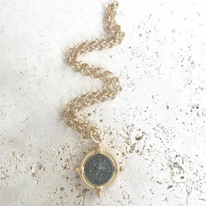 Equestrian Coin Boutique Ranch Necklace