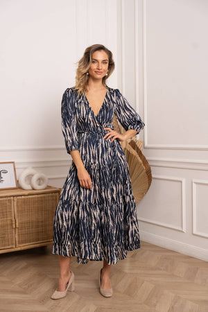 Ana Long Wrap Dress