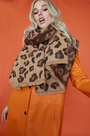 Leopard Cashmere Wrap