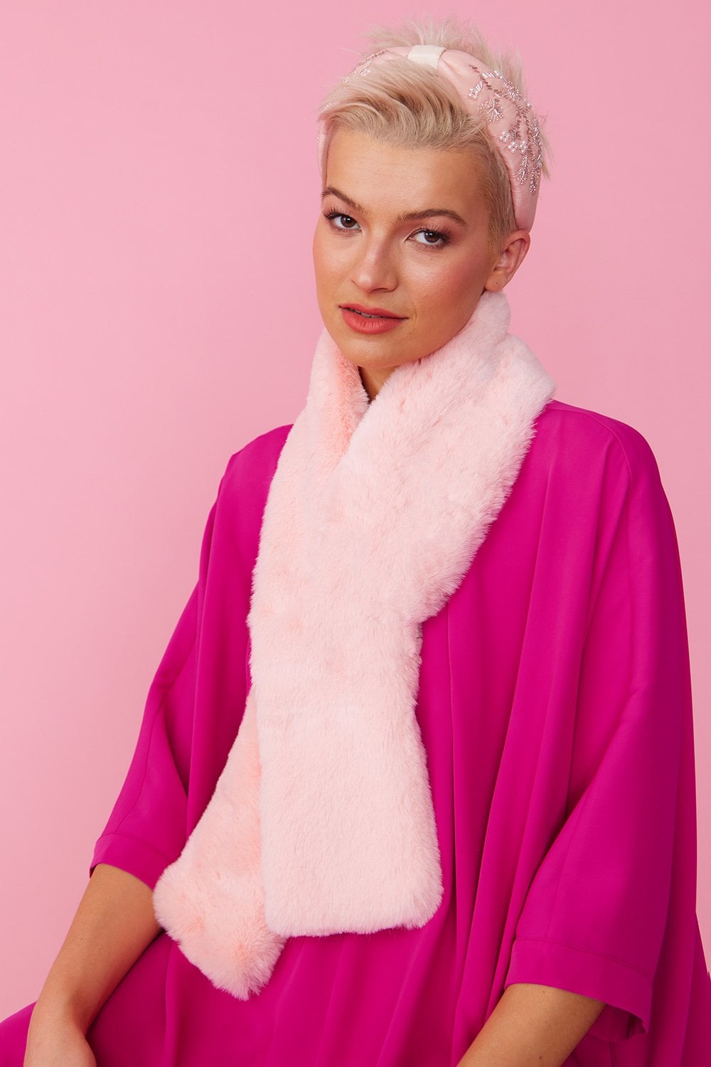 Faux Fur Scarf- 2 colors