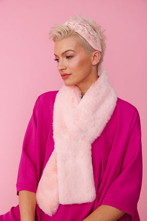 Faux Fur Scarf- 2 colors