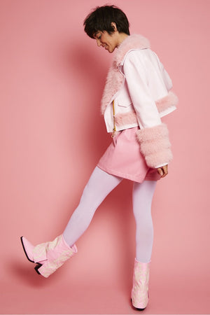 Pretty in Pink Biker Jacket