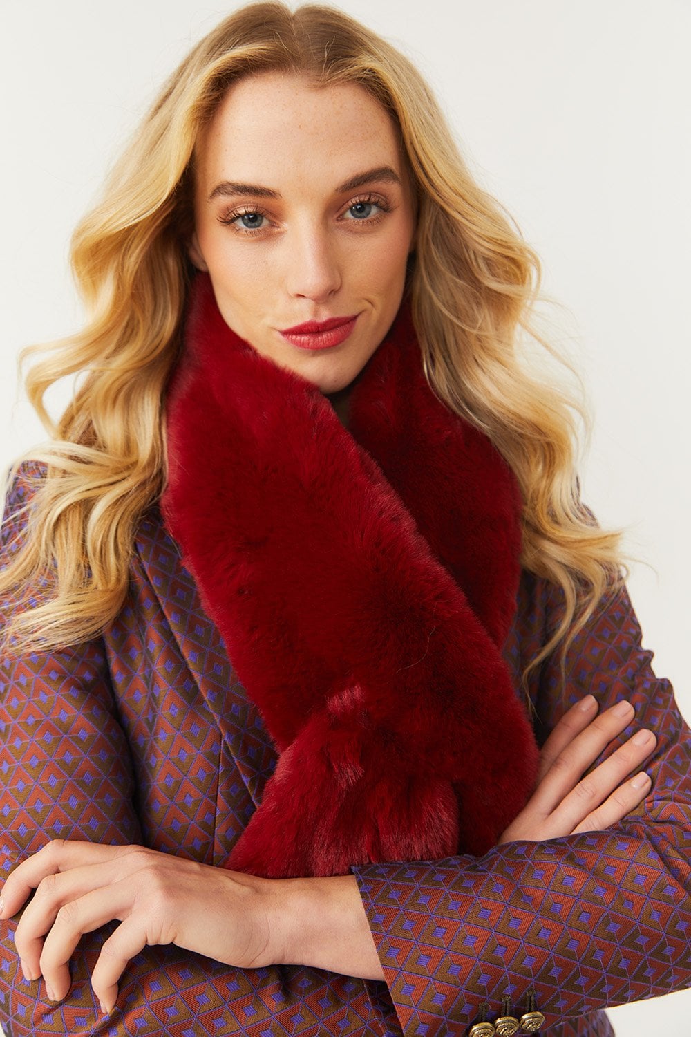 Faux Fur Scarf- 2 colors