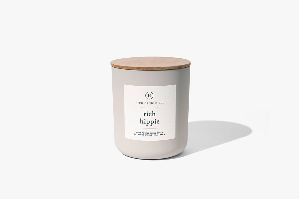 Hico Candle Co. - Rich Hippie Candle: 12oz Candle