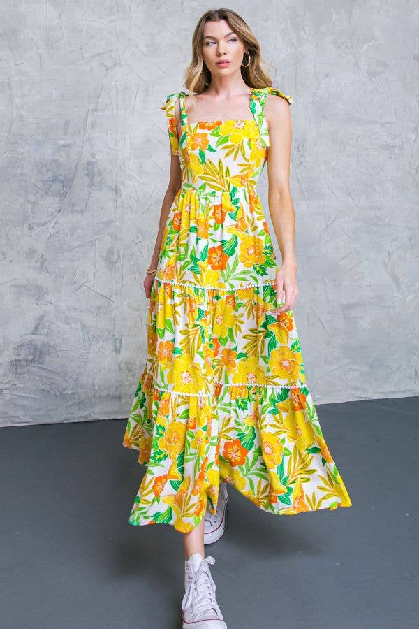 FLYING TOMATO - A printed maxi dress - ID20208 – Miss Scarlett Boutique